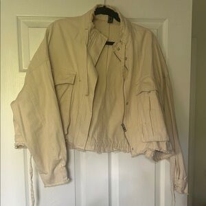 Forever 21 Beige Jean Jacket